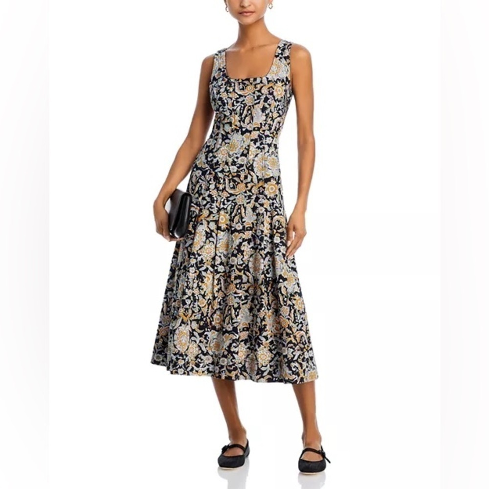 VERONICA BEARD Jolie Midi Paisley Dress Size 2 NWT - Picture 8 of 15